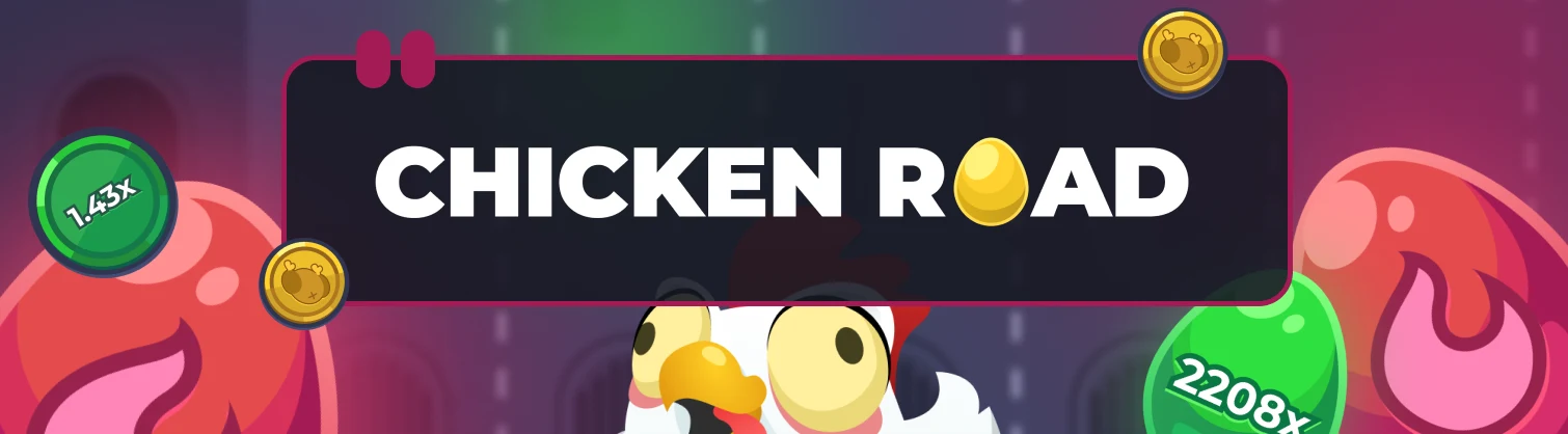 Chicken Road Main Banner for Page.