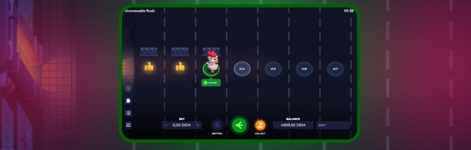 Uncrrossable Rush Tema Graficos.